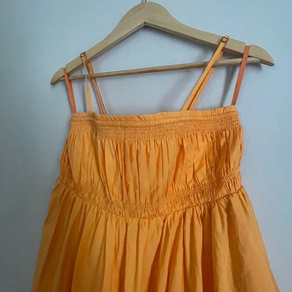 Anthropologie Tangerine Cupcake Dress - Picture 3 of 8